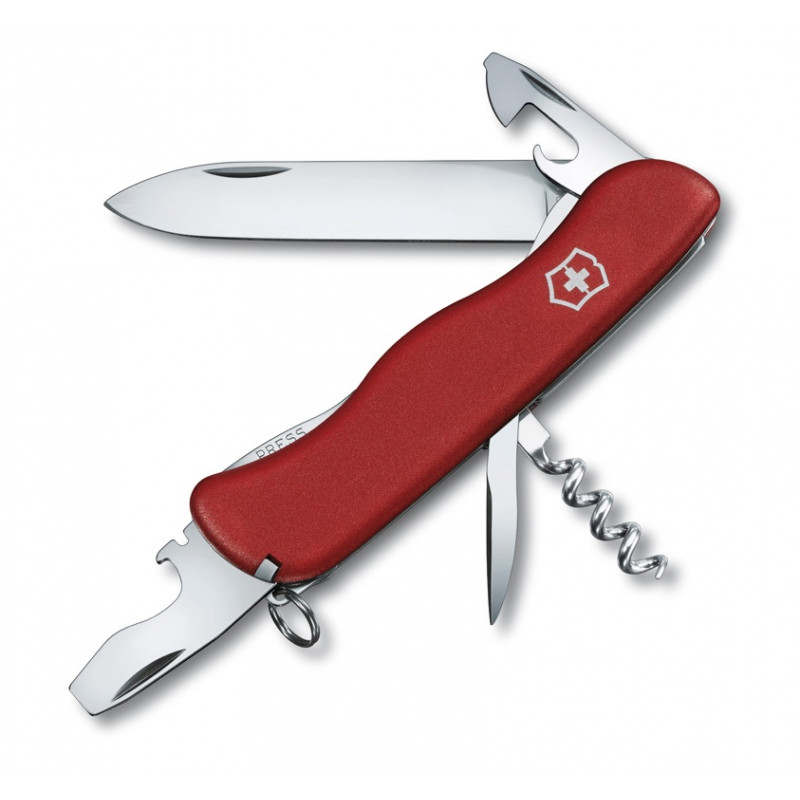 Knife multifunctional VICTORINOX PICKNICKER, red color