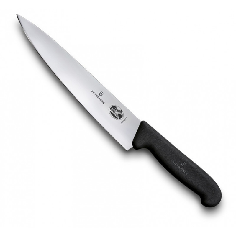 Knife chef VICTORINOX FIBROX 25cm, black