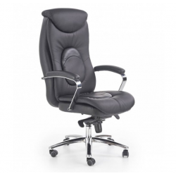 Chair QUAD up to 150kg eco leather, black color
