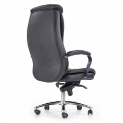 Chair QUAD up to 150kg eco leather, black color