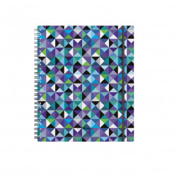 Wirebound notebook A5+ ERICHKRAUSE, 80 sheets, squared