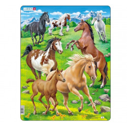 Puzzle Horses, 65 pieces