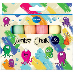 Chalk colored JUMBO 6pcs. CENTER