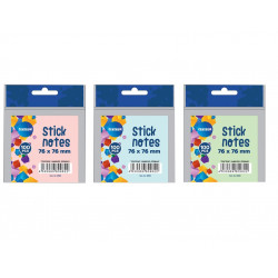 Sticky notes 76x76mm 100 sheets, 3 colors CENTRUM
