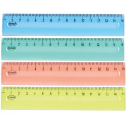 Ruler 15 cm plastic CENTRUM
