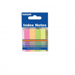 Paper markers NEON 4colorsx100pcs 50x12mm CENTRUM