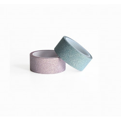 Adhesive gift wrapping tape 15mmx3m, 2 pcs.
