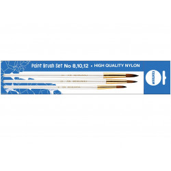 Brush set 3pcs (No. 8,10,12) CENTRUM