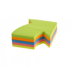 Sticky notes KORES arrow 250 sheets, 5 bright colors