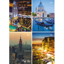 Notebook with pages A4 96 sheets, checkered