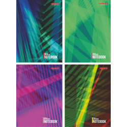 Notebook with hard cover A4 96 sheets, checkered