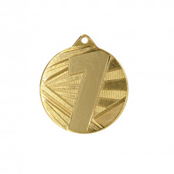 Medal 1 place, 50mm gold color