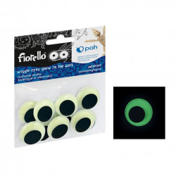 Set of adhesive eyes FIORELLO 25mm 10 pcs.