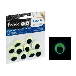 Set of adhesive eyes FIORELLO 20mm 15 pcs.