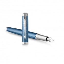 Fountain pen PARKER IM PREMIUM BLUE GREY CT, blue grey