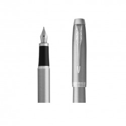 Fountain pen PARKER IM ESSENTIAL CT, silver color