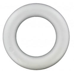Foam polystyrene ring 24cm white