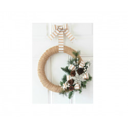 Foam polystyrene ring 24cm white