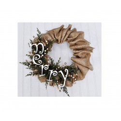 Foam polystyrene ring 24cm white