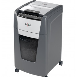 Automatic document shredder REXEL 300X P4, with waste bin