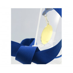 Ribbon for medal 11mm blue color