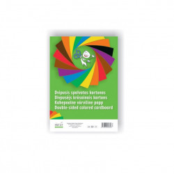 Color cardboard double-sided A4, 16 sheets 8 colors