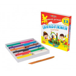 Plasticine 240g. GAMMA 12sp.