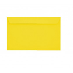 Envelope yellow C65 (114x229) 75g with stripp