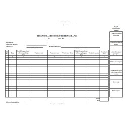 Passenger car log sheets, pack of 100