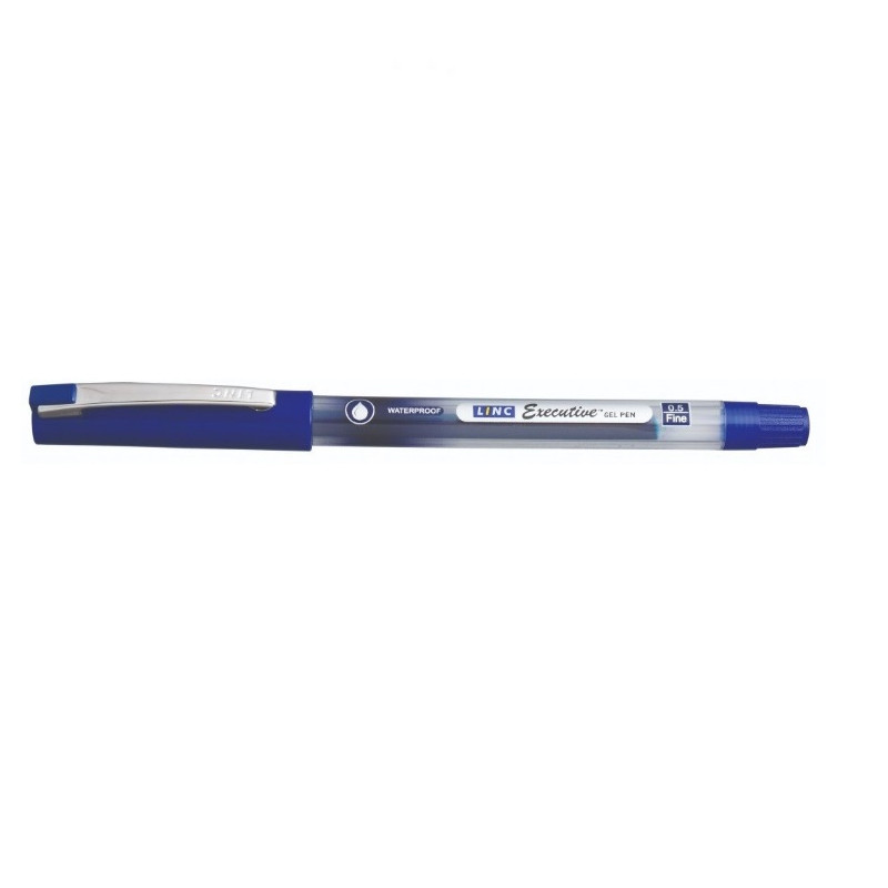 Gel pen LINC Executive 0.5 blue