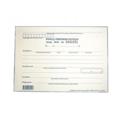 Cash receipt with No. A5 pack of 50 sets, set of 2 sheets