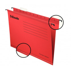 Suspension filing A4 hanging PLUS Esselte red
