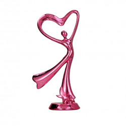Figurine Dance F198 height 16 cm, pink color
