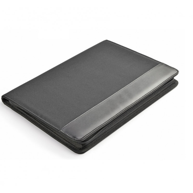 Folder for documents. A4 with zipper black 325x237x20mm
