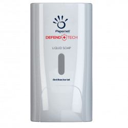Holder for liquid soap antibacterial PAPERNET, white (for soap 411210)