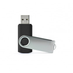 USB atmintinė 32GB, juoda sp.
