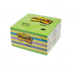 Sticky note cube 3M Post-it 76x76 mm, blue / green