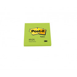 Sticky notes 3M Post-it NEON 76x76mm. green color