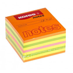 Sticky notes KORES "Summer" 75x75mm, 450 sheets
