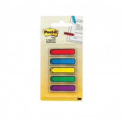 Index arrow tabs set 3M POST-IT, 5 colors, 11.9x43.2 mm