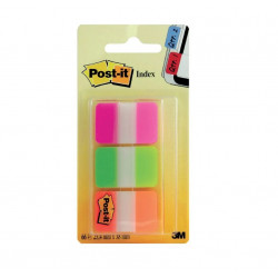 Strong index tabs 3M POST-IT, 3 colors (pink/green/orange)