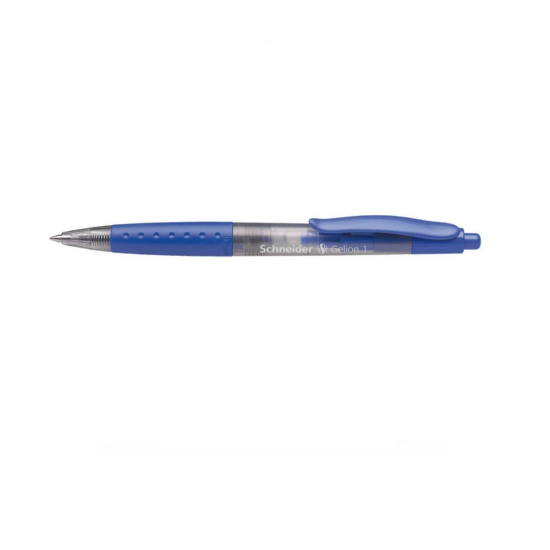 Gel pen retractable SCHNEIDER GELION 1, blue, 0.4mm