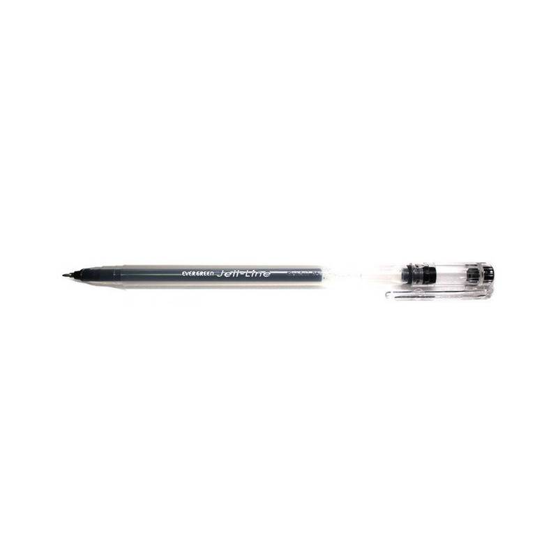 Gelio rašiklis JELL LINE  0.4 mm  MONAMI juodas, įp.12