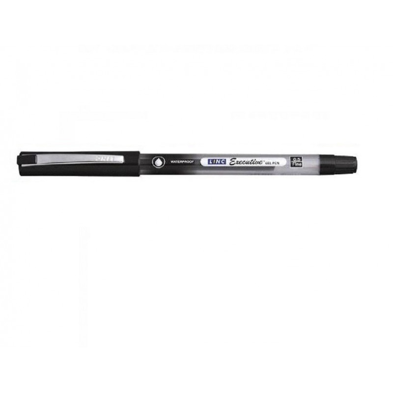 Gelinis rašiklis LINC EXECUTIVE 0,5 juodas įp.12