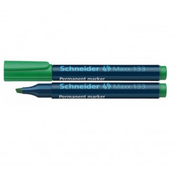 Permanent marker SCHNEIDER MAXX 133, green, 1-4mm.