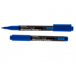 Marker permanent MONAMI 122 F blue 1.0 mm