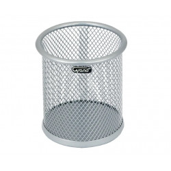 Pencil round metal openwork TY194 silver color