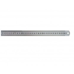 Ruler metal 30 cm