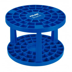 Brush stand MILAN, 49 brushes, blue plastic