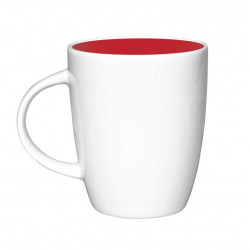 Cup JOY 250ml white / red inside